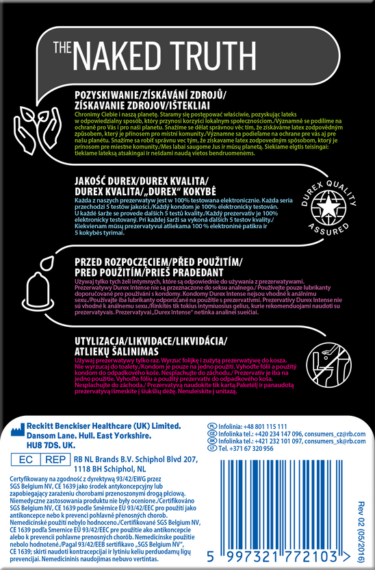 Durex Intense 16 szt