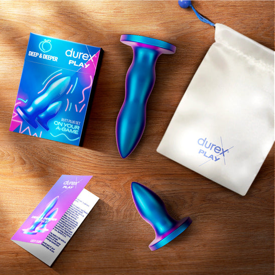 Durex Butt Plug Set Zestaw Korków Analnych