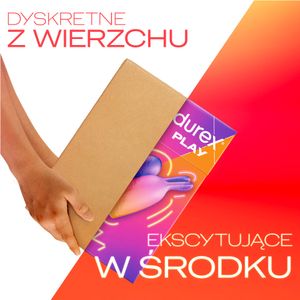 Durex 2in1 Vibrator and Teaser Tip Wibrator Damski ze Stymulującą Końcówką